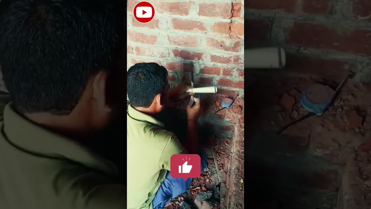 how to GI pipe and cpvc pipe fitting #bathroom #shortsfeed #subscribe