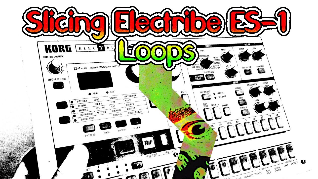 Tutorial and introduction to Beat matching using the Korg Electribe Es1  Sampler