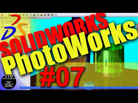 Photoworks ( 07 Advanced Texture mapping ) SOLIDWORKS  Tutorial