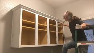 My Extreme DIY Laundry Room Makeover/ Time Lapse Video/ No Talking