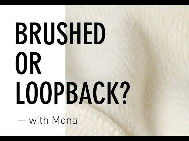 Brushed Fleece or Loopback Fleece? | Merz b. Schwanen - YouTube
