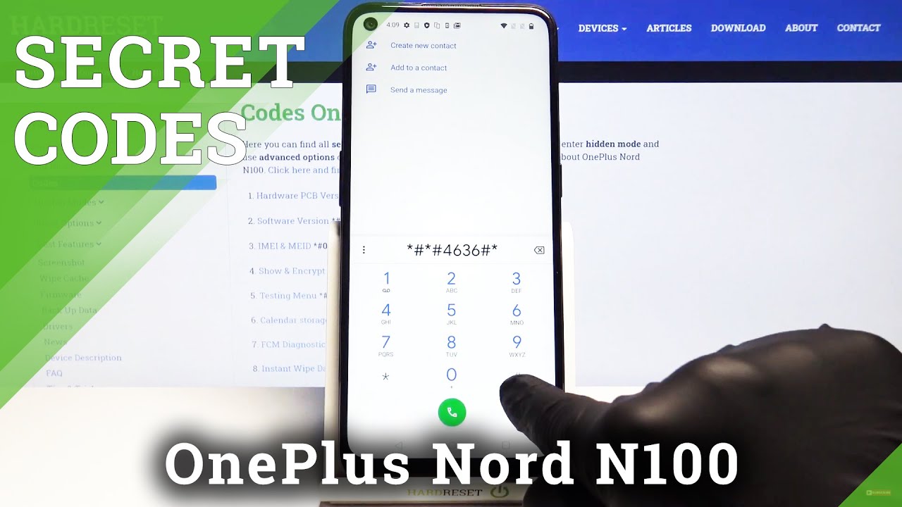 Secret Codes for OnePlus Nord N100 – Testing Mode / Battery Info