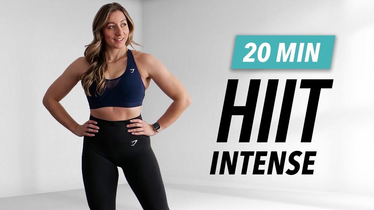 20 Min Intense HIIT Workout For Fat Burn - Full Body Workout At Home ...