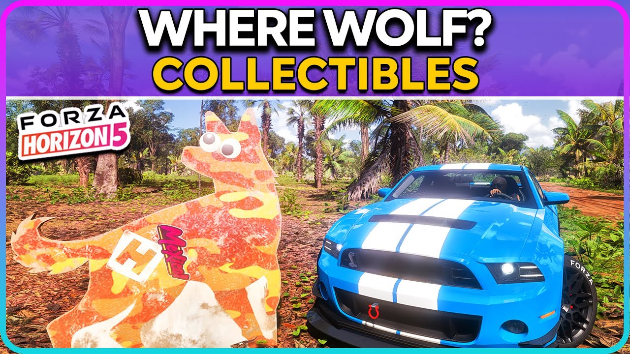 Collectibles Where Wolf? Smash 10 Wolf cutouts Forza Horizon 5 YouTube