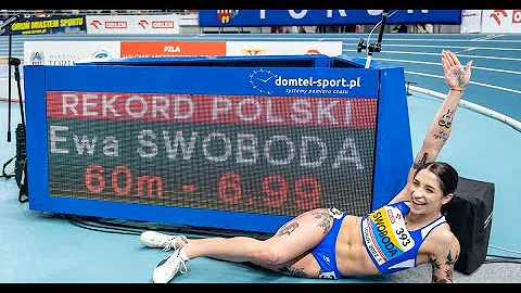Ewa Swoboda runs a New World Lead of 6.99s! | Poli...