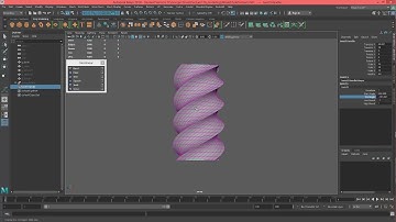 Maya: twist deformer