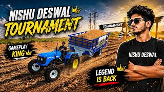 Gameplay King 👑 Nishu Deswal Tournament | Tractor Trolley Race