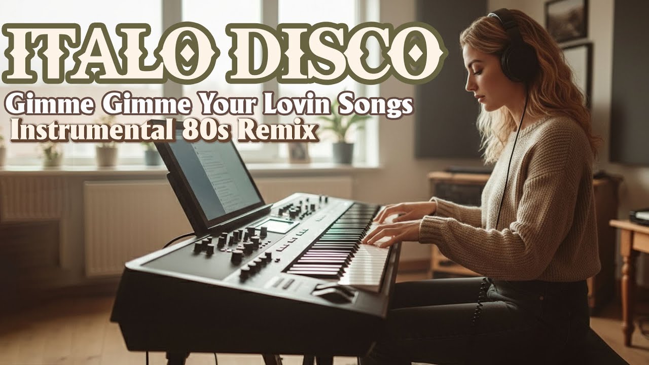 Best Italo Disco 2025 🎹 – Gimme Gimme Your Lovin | Instrumental 80s Remix (Modern Disco Style)