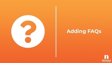 NetZone CMS 101: Adding FAQs