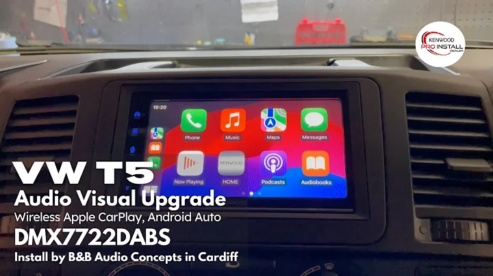 Stereo Upgrade VW Transporter T5 Wireless CarPlay DMX7722DABS KENWOOD #volkswagen #vw #caraudio
