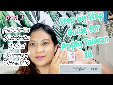 TAIWAN ID:AUTHENTICATION|NOTARIZATION OF DOCUMENTS|MEDICAL|TAIWAN ID RELEASING|ANGELICA PENN