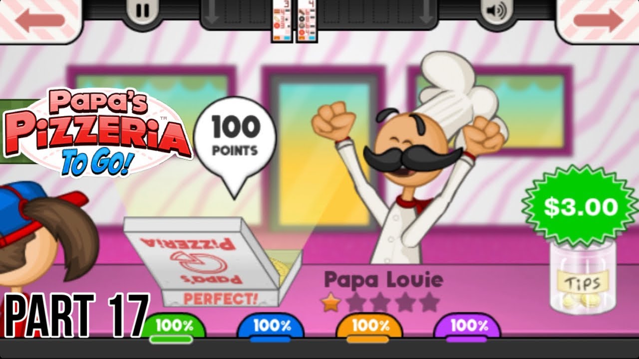 Papa's Pizzeria To Go - Papa Louie Unlocked; Reached Better Than Papa, Day 134 - 142