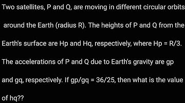 IIT JEE ADVANCED 2023, PYQ-Physics, Gravitation,Q.no 2