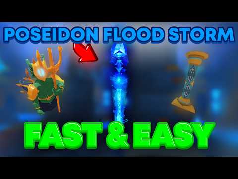 How To Complete POSEIDON STORM OF FLOOD in FISCH Roblox! (FASTEST GUIDE)