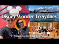 Disney wonder embarkation day  ship tour  inaugural cruise to australia  stateroom verandah tour