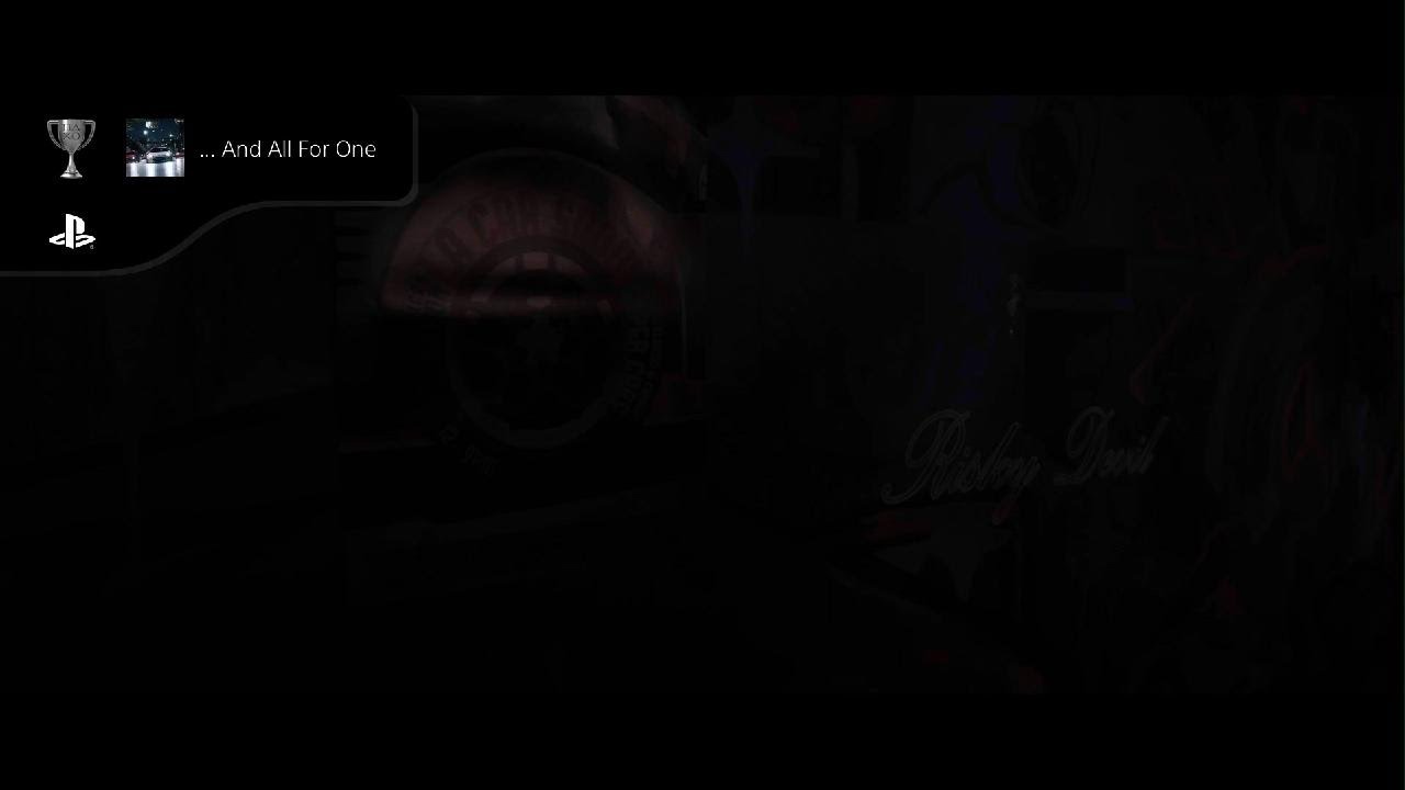 Need for Speed And all for one trophy