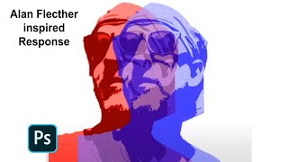 Alan Flecther inspired response in Photoshop.