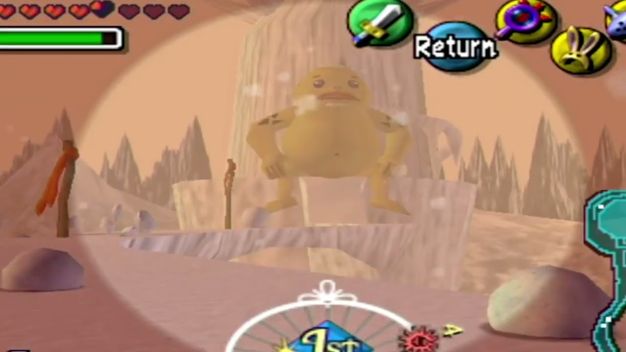 What was up with this Goron? 