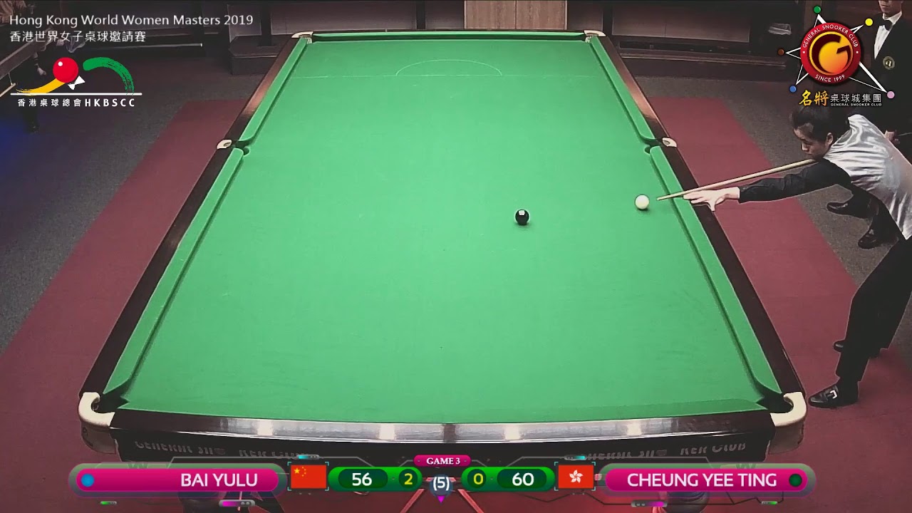 Hong Kong World Women Masters 2019 Bai Yulu VS Cheung Yee Ting