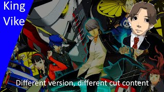 Persona 4 Golden: Unused Content