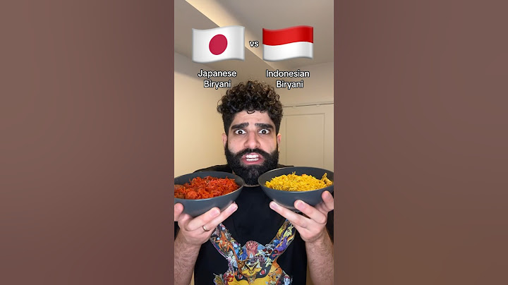 Japanese Biryani vs Indonesian Biryani