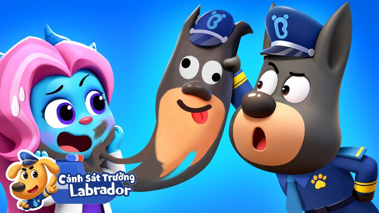 🥸 Linh Dương hóa trang thành Dobie | Hoạt hình thiếu nhi 👮 Cảnh sát trưởng Labrador Vietnam 🚔