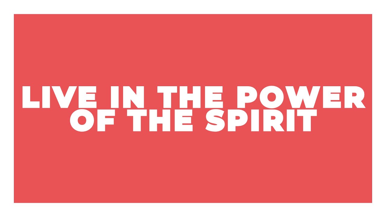 Live in the Power of the Spirit | Pastor Jose Santiago - YouTube
