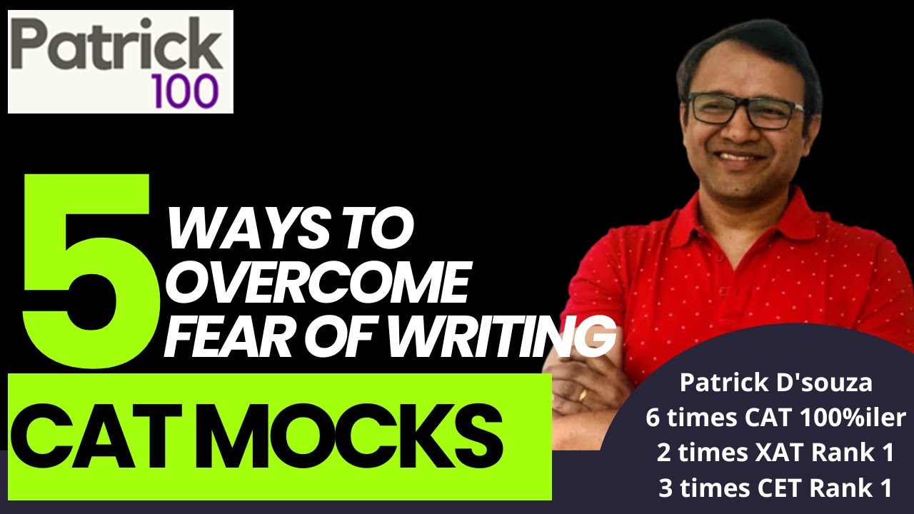 5 способов преодолеть страх перед написанием CAT-запросов? | Советы Патрика Дсоузы | 6 раз CAT 10...