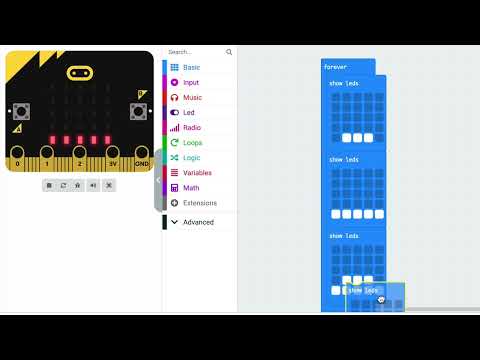 Microbit Sunrise Animation