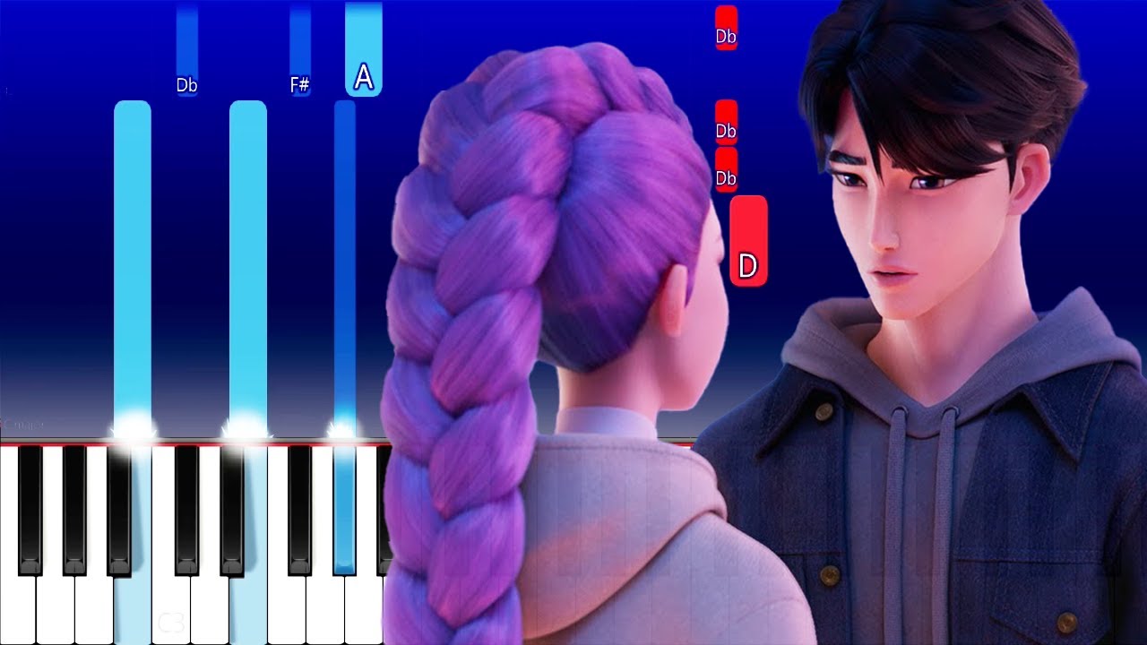 KPop Demon Hunters - Free (Piano Tutorial)