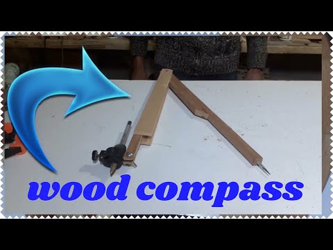 How to make a simple wooden compass
