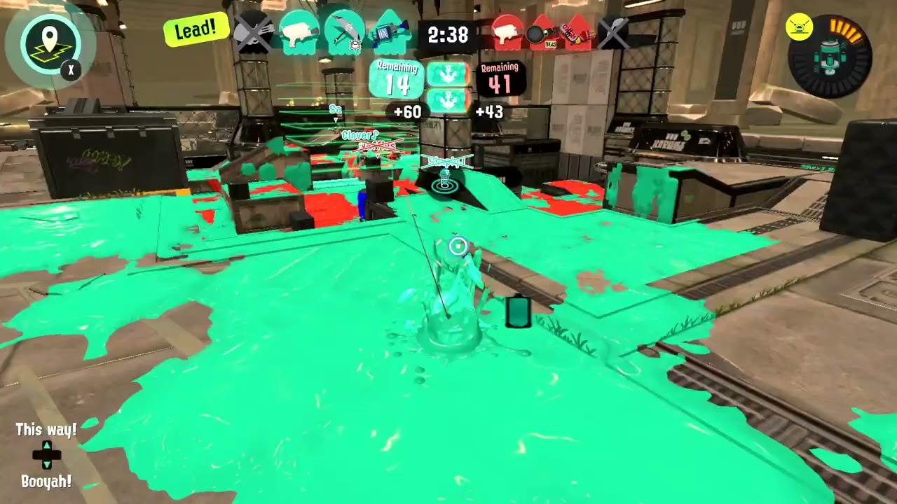 Splatoon 3 - My H3 Nozzlenose does great in Splat Zones!