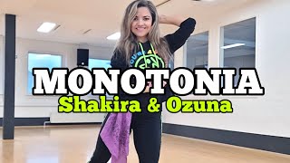 MONOTONÍA Shakira & Ozuna. Zumba Choreography by Karla Borge. Bachata
