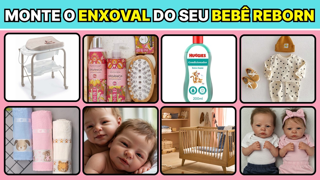 Você Consegue Criar o Enxoval Mais Fofo do Mundo? 💕🍼