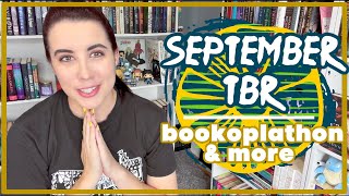 SEPTEMBER TBR // bookoplathon + more