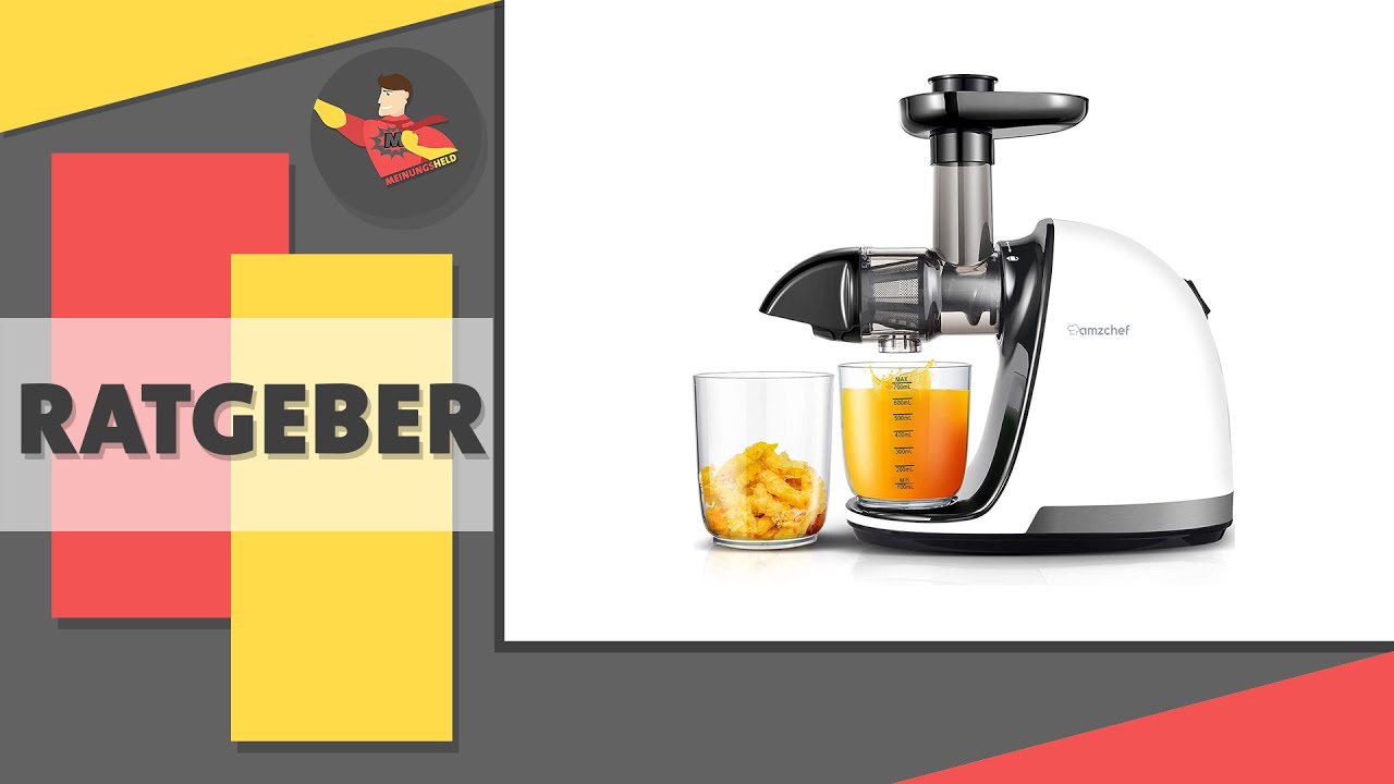 🦸‍♂️ AMZCHEF Slow Juicer MeinungsHeld Kaufratgeber YouTube