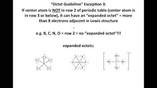 Covalent Bonding and Lewis Structures:  Exceptions to the “Octet Guideline”