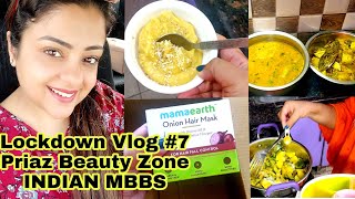 Lockdown VLOG #7 | Besan Sheera, Mama Earth Products, Dinner | INDIAN MBBS