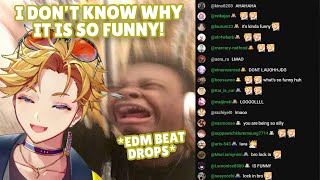 Wilson plays Minecraft but with EDM as bgm and he can't stop laughing