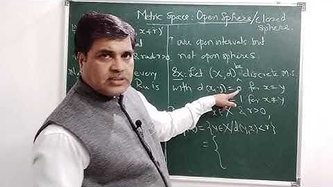 Metric Space_ Open Sphere_I