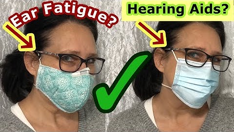Ear Saver Face Mask For Hearing Aids ~ Ear Saver Face Mask Hack ~ The Sewing Channel