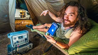 Luxury Tent Camping & Gaming with Anker SOLIX C1000