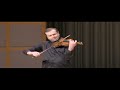 Roufat amiraliev  violin and viola solo glenn gould studio toronto  april 30 2015