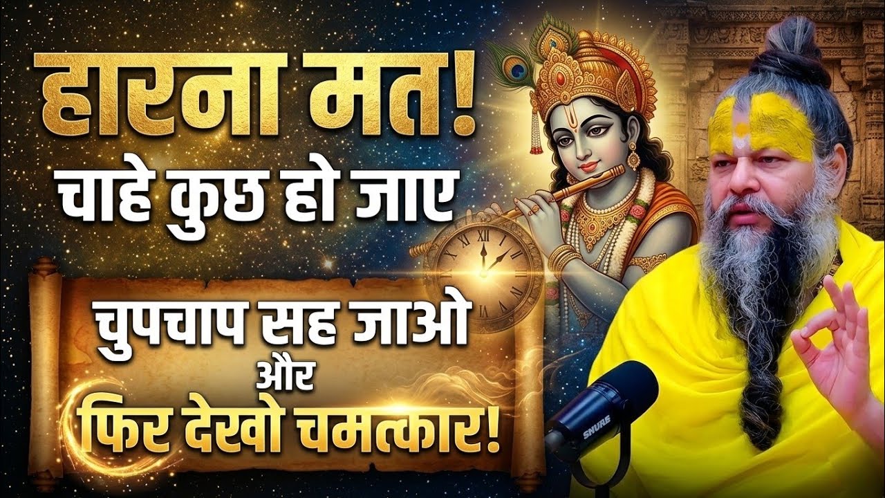 हारो मत जो होगा अच्छा होगा और चुपचाप सहो premanand ji best motivation,premanand motivational speech