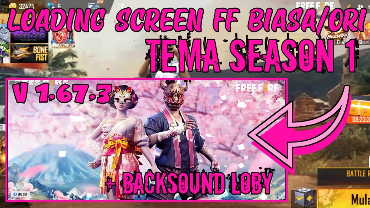 Loading screen free fire biasa (ORI) tema season 1 old no password ...