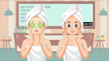 Beauty Care Salon Promotional Animated Video