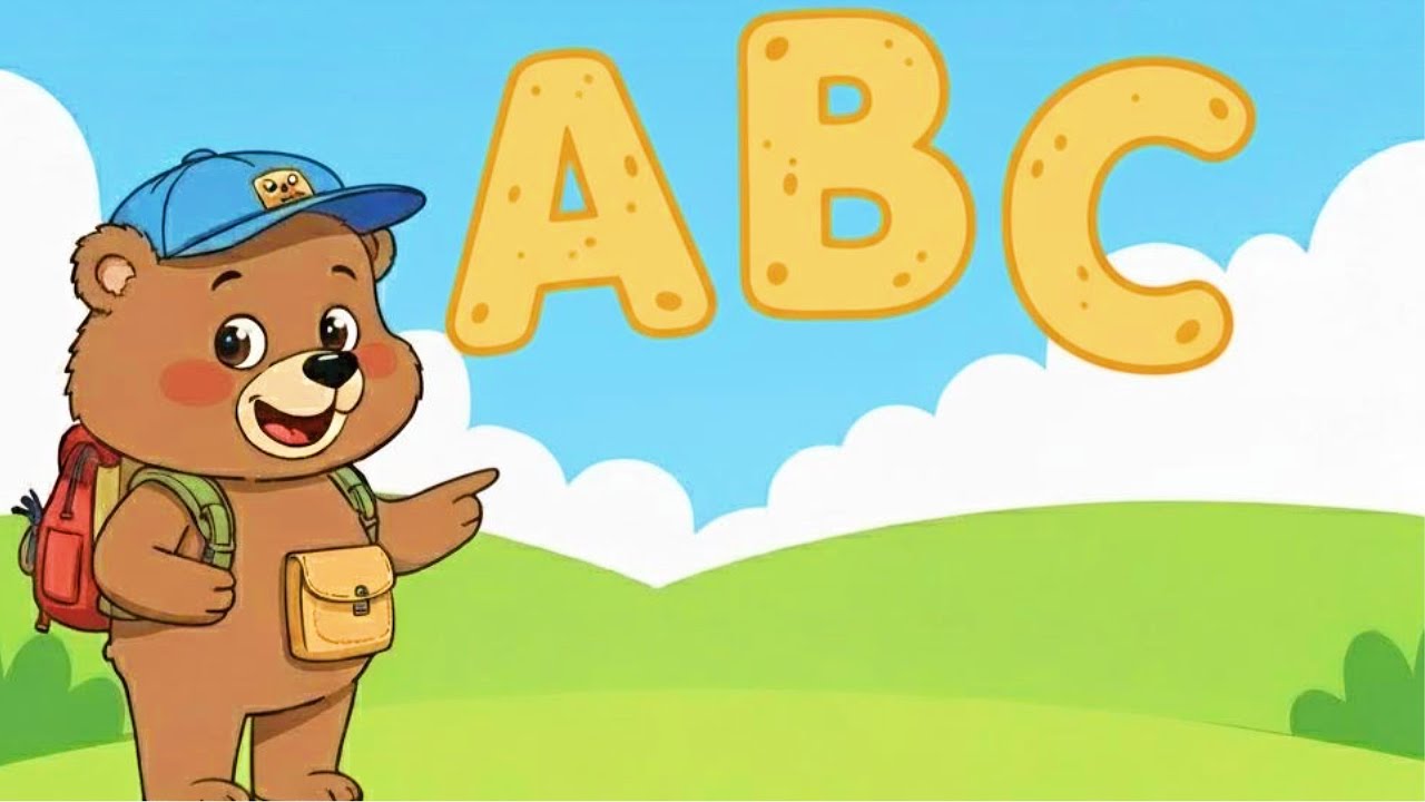 ABC-Spaß mit Billi dem Bären | Das ABC Lied für Kinder | German Alphabet w/ Billi | 2D Cartoon