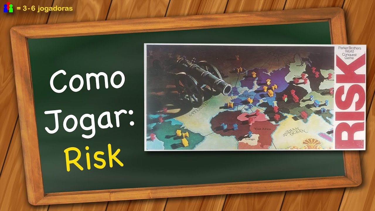 Jogo de Tabuleiro RISK Hasbro (Clássico)