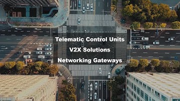 Connected Automotive Solutions : Telematic Control Units , V2X Solutions and Telematic Gateways