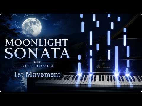 Ludwig Van Beethoven - Moonlight Sonata Original version 1st movement